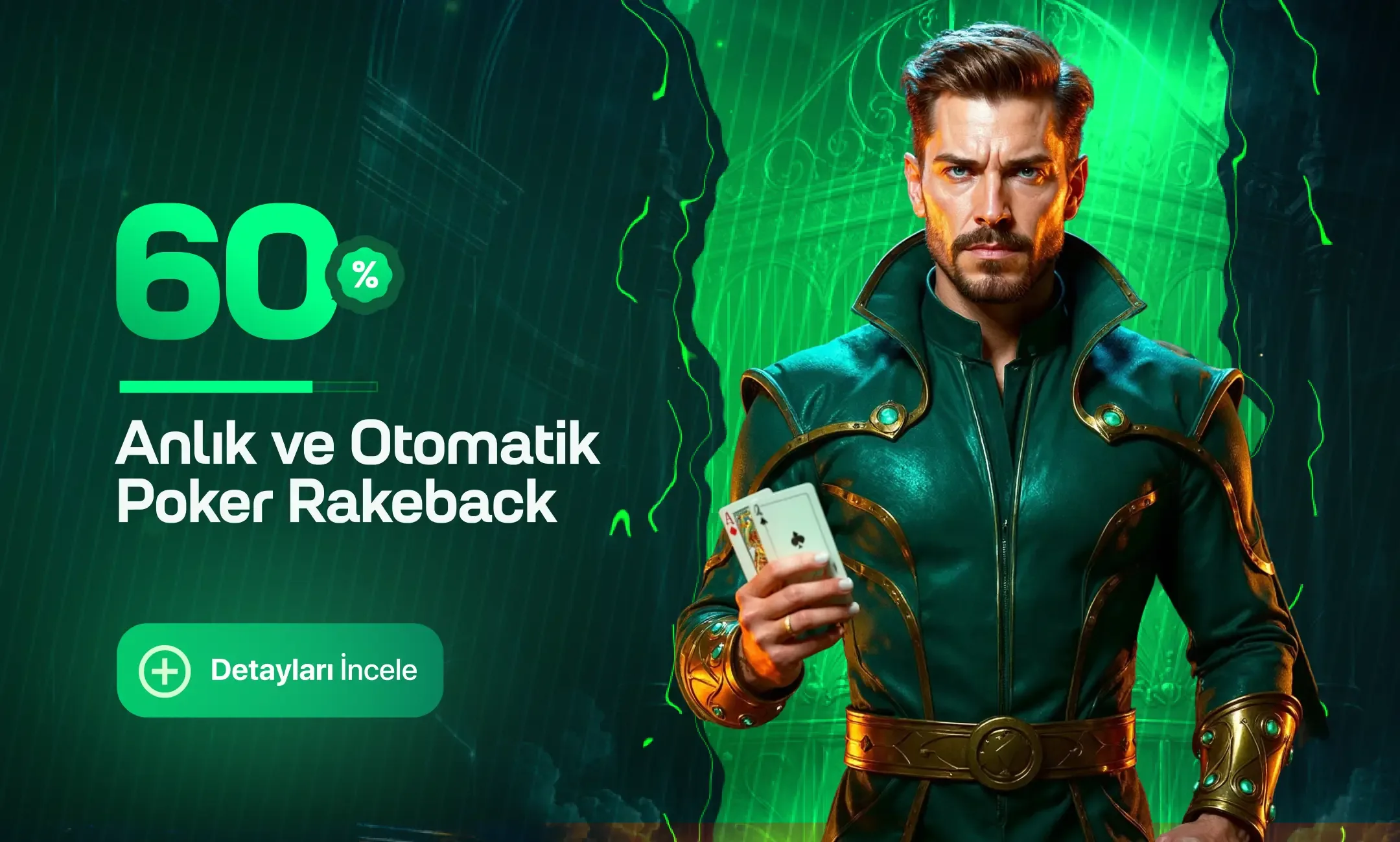 Anlık ve otomatik poker rakeback
