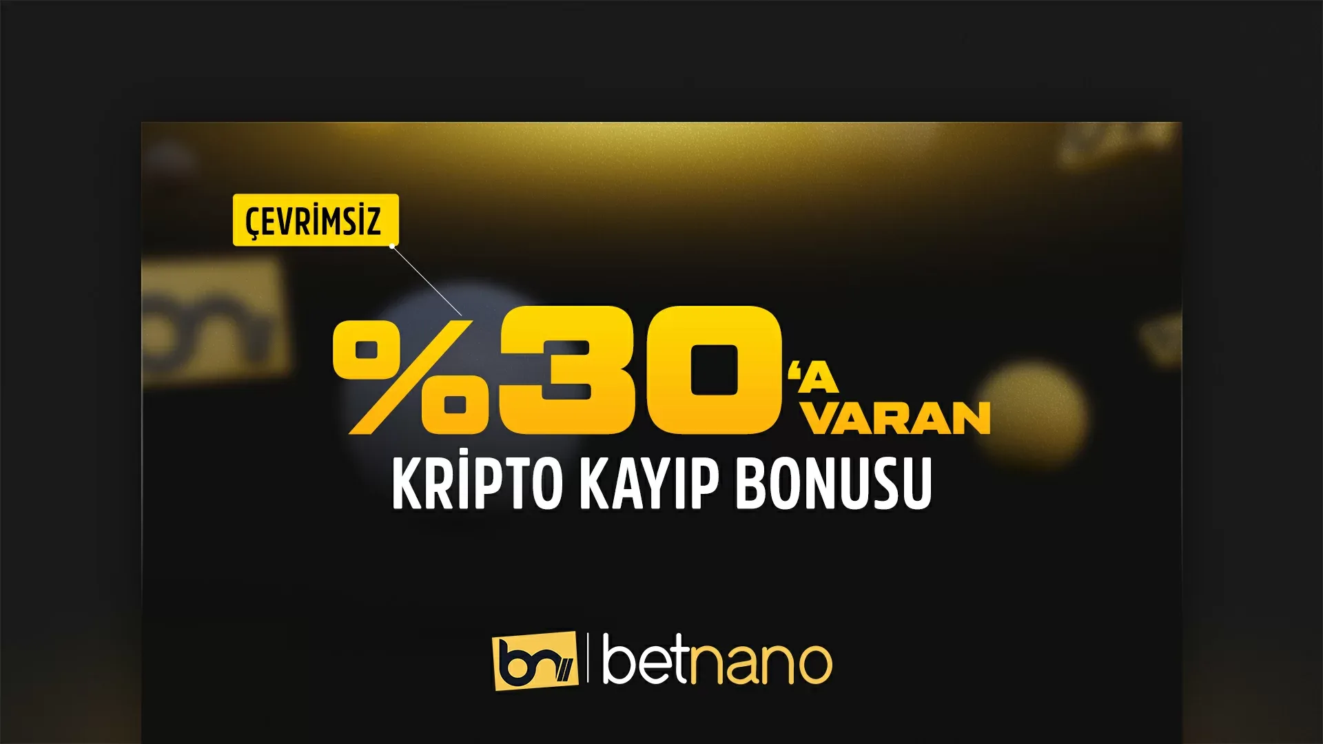 %30 kripto kayıp bonusu