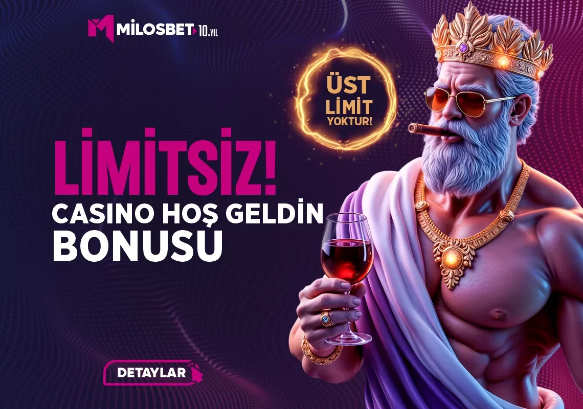 Limitsiz casino hoşgeldin bonusu