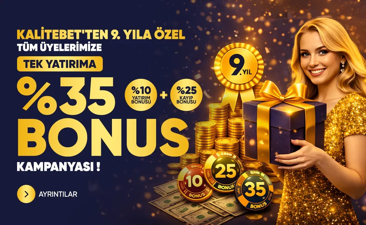 9.yılımıza özel yatırımlarınıza %35 bonus !