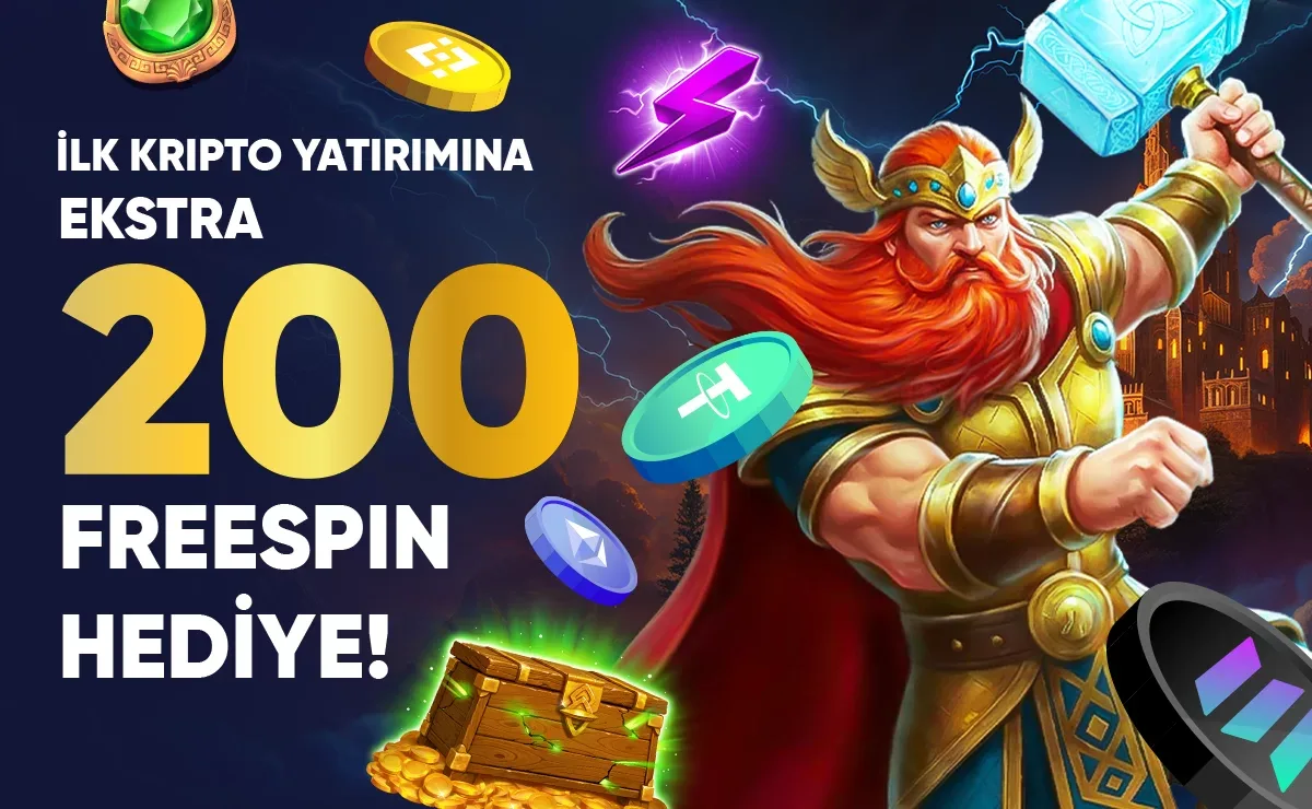 İlk kripto yatırımına ekstra 200 freepın fırsatı !