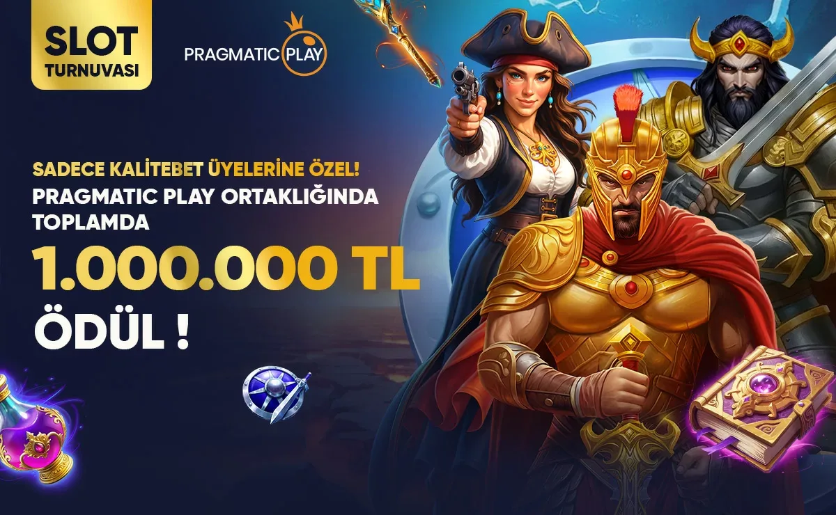 1.000.000 tl ödüllü kalitebet-pragmatic play ortak casino turnuvası !