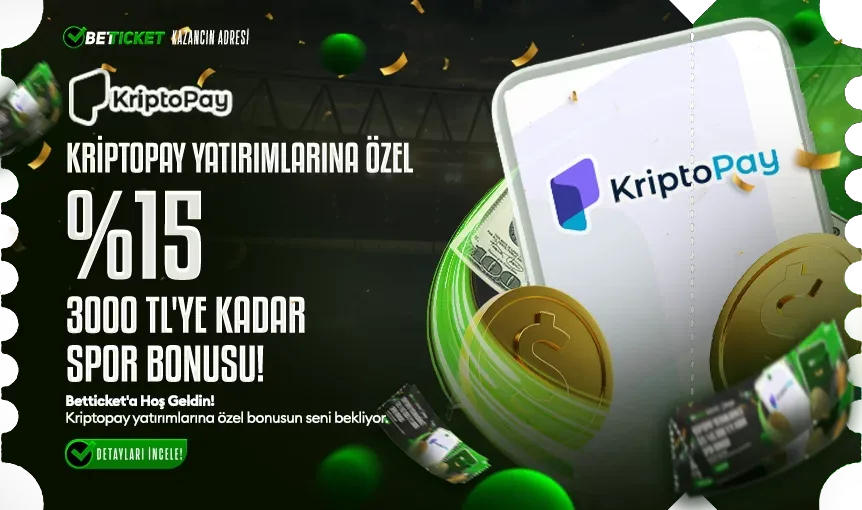 Kriptopay %15 çevrimsiz