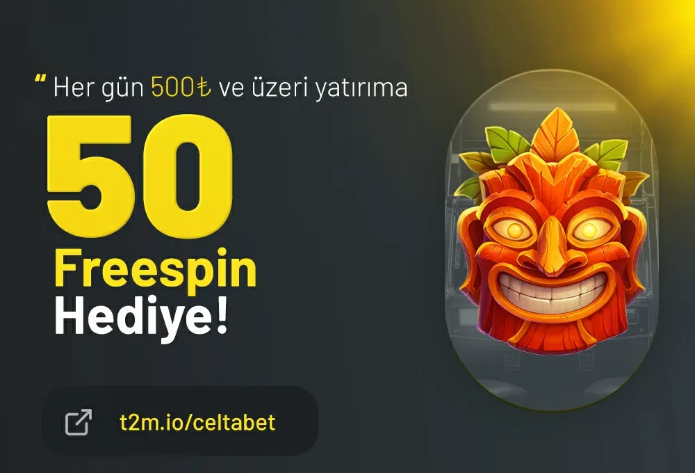 Her gün 500₺ üzeri yatırımınıza 50 popok gaming freespin hediye!
