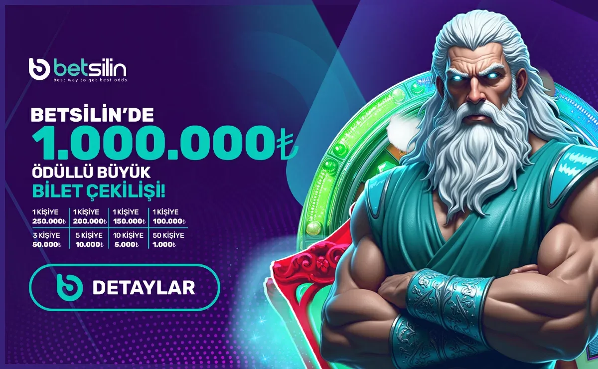 Betsilin şubat ayına özel 1.000.000₺ bilet çekilişi!