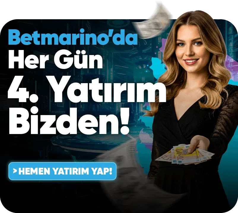 Betmarino'da her gün 4. yatırım bizden