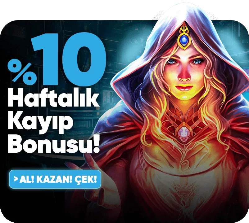 %10 haftalık extra kayıp bonusu