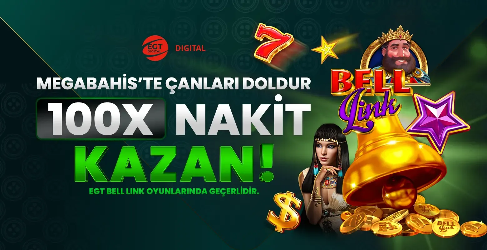 Megabahis’te çanları doldur, 100x katı nakit kazan!