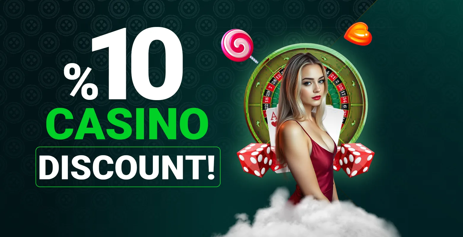 Casino kayıplarınıza %10 discount!