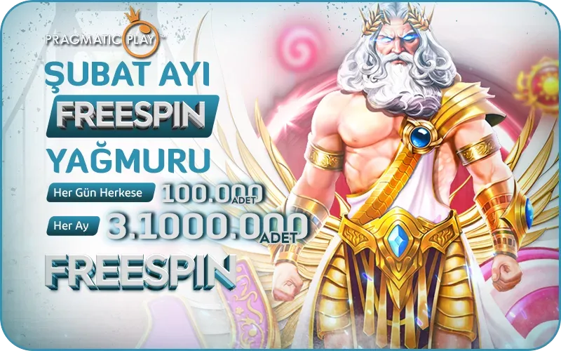 Şubat ayı freespin yağmuru