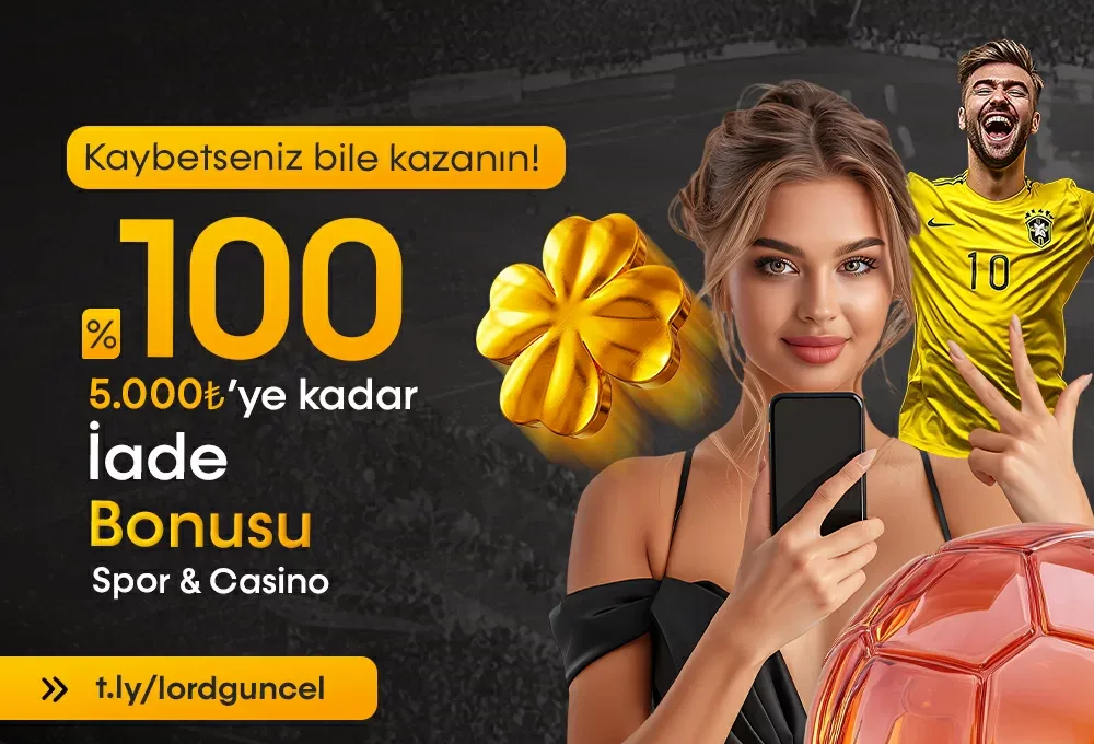 Kaybetseniz bile kazanın – %100 iade bonusu!