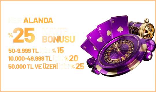Günlük %25 kayıp bonusu
