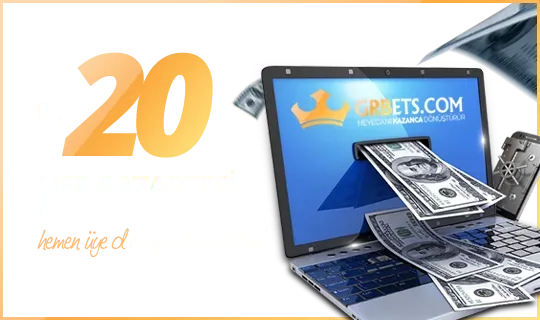Her pazartesi %20 nakit yatırım bonusu