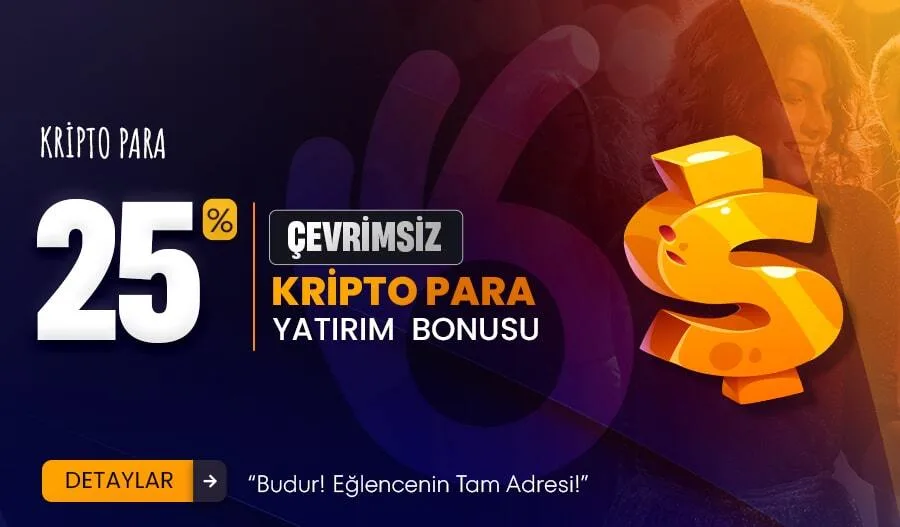 %25 çevrimsiz kripto yatırım bonusu