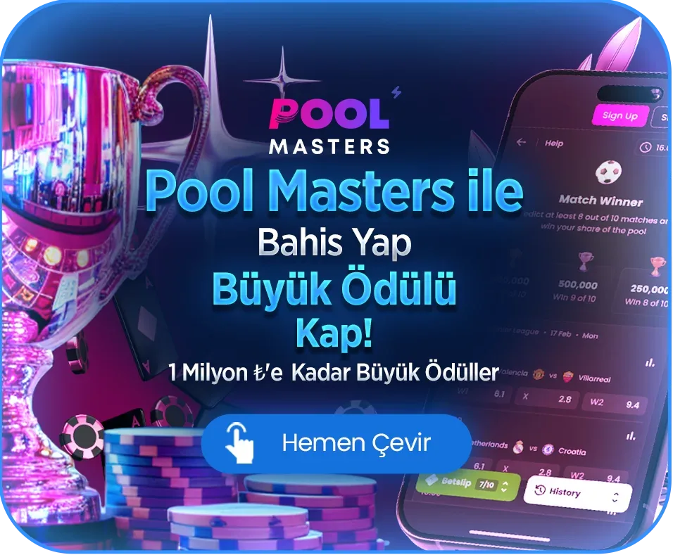 Pool masters ile 10’da 10 bil, büyük ödülü kap!