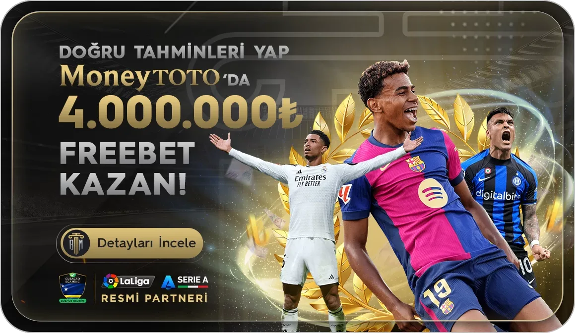 Money toto'da 4.000.000tl freebet kazan!