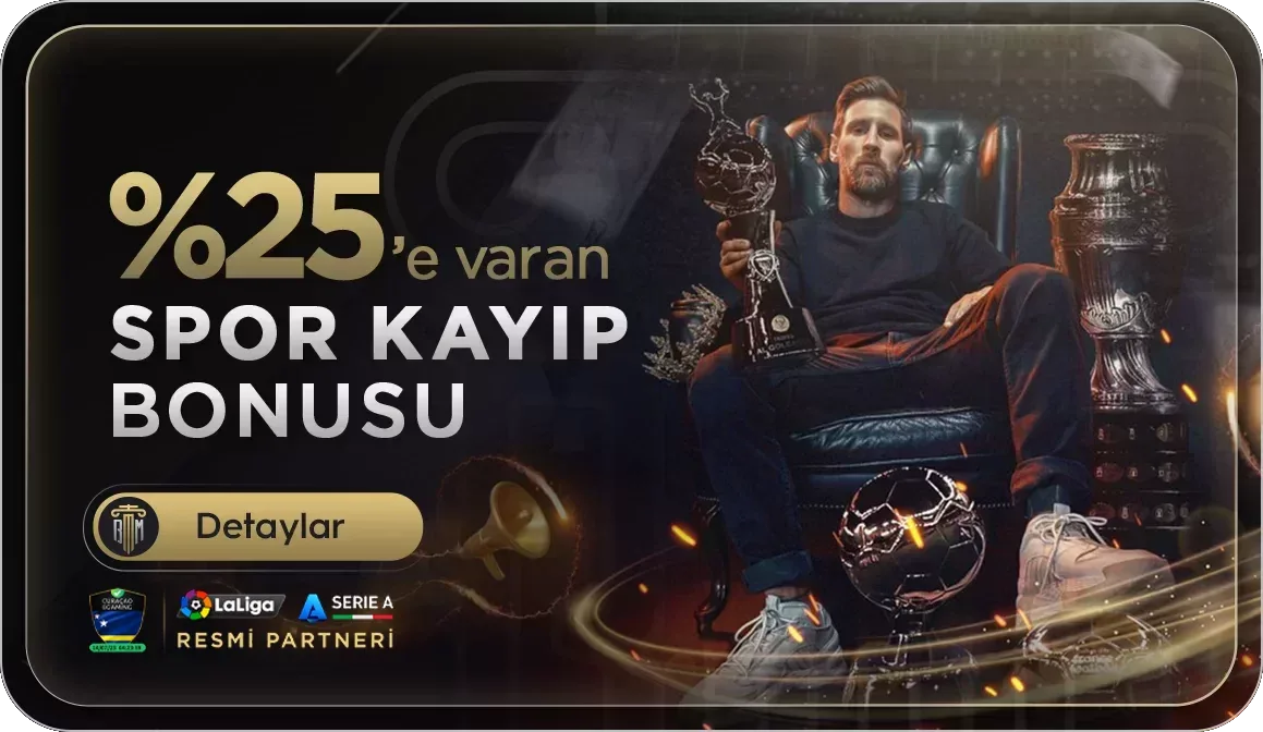 %25'e varan anlık spor kayıp bonusu