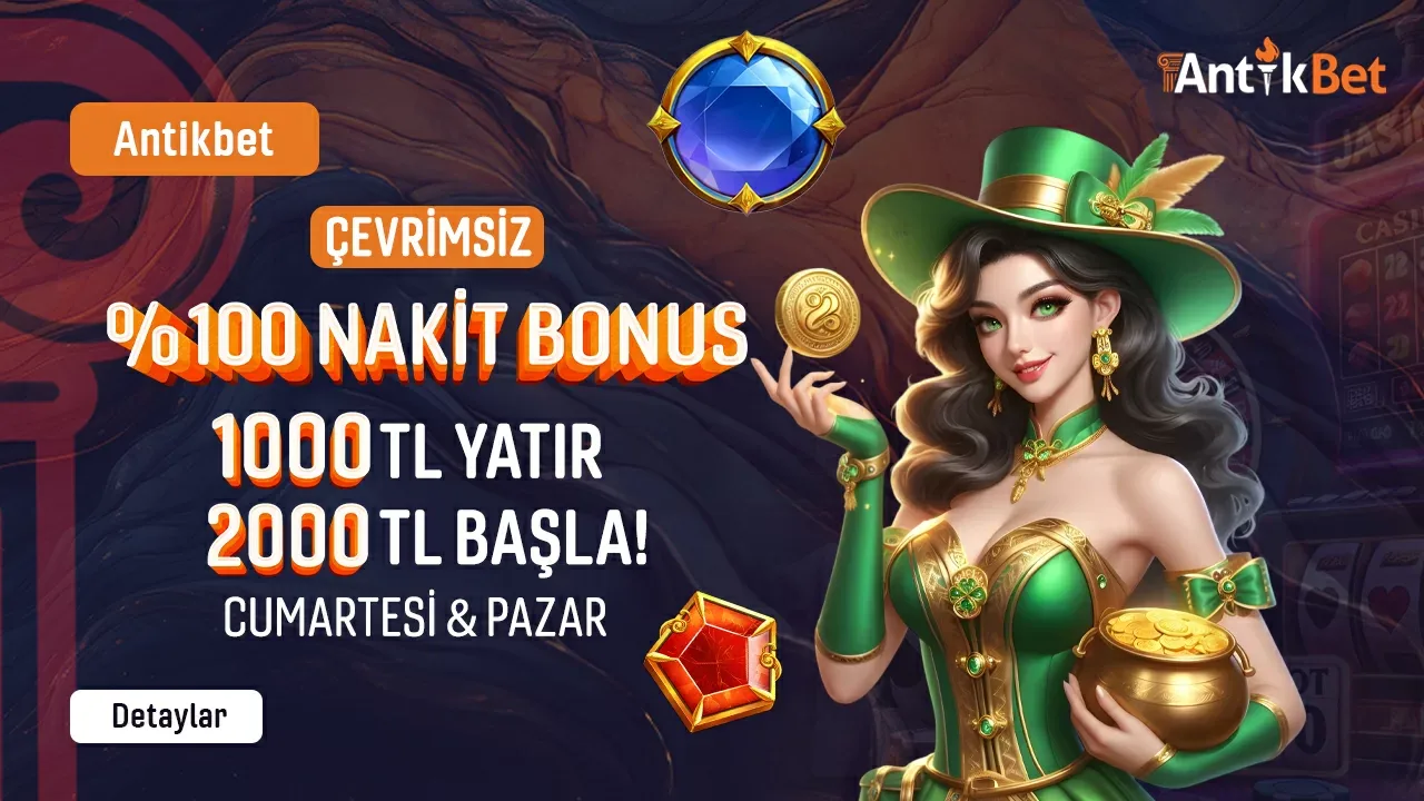 Çevrimsiz %100 nakit bonus