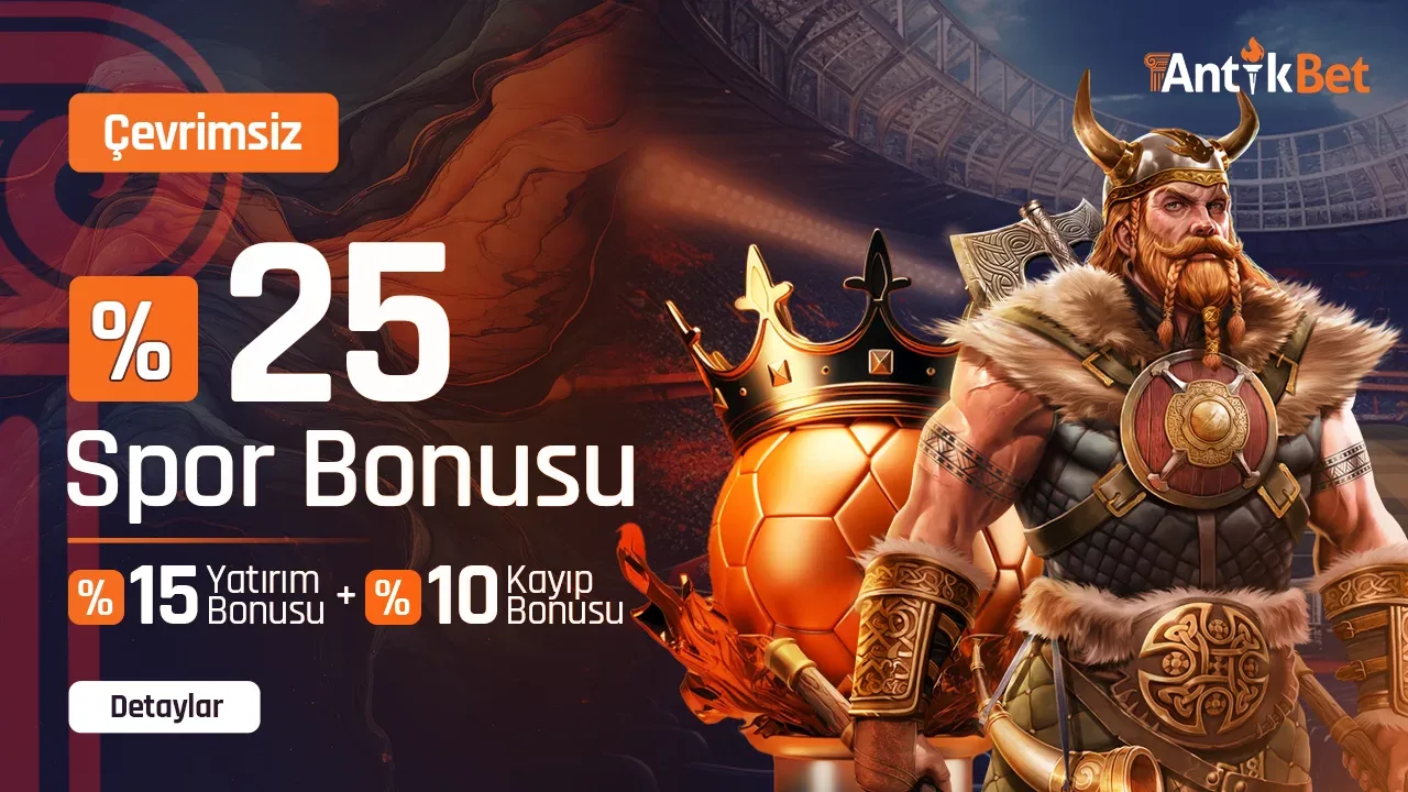 %15 + %10 spor çevrimsiz yatırım + kayıp bonusu