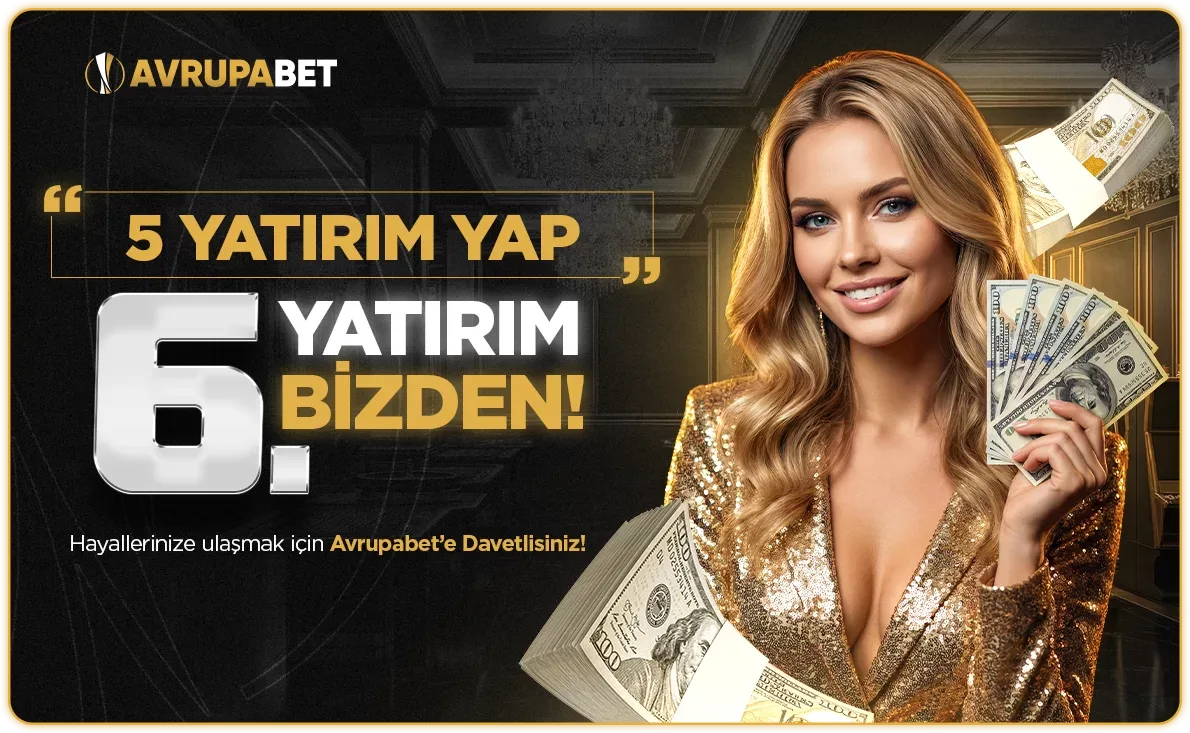 5 yatırım yap 6. yatırım bizden!