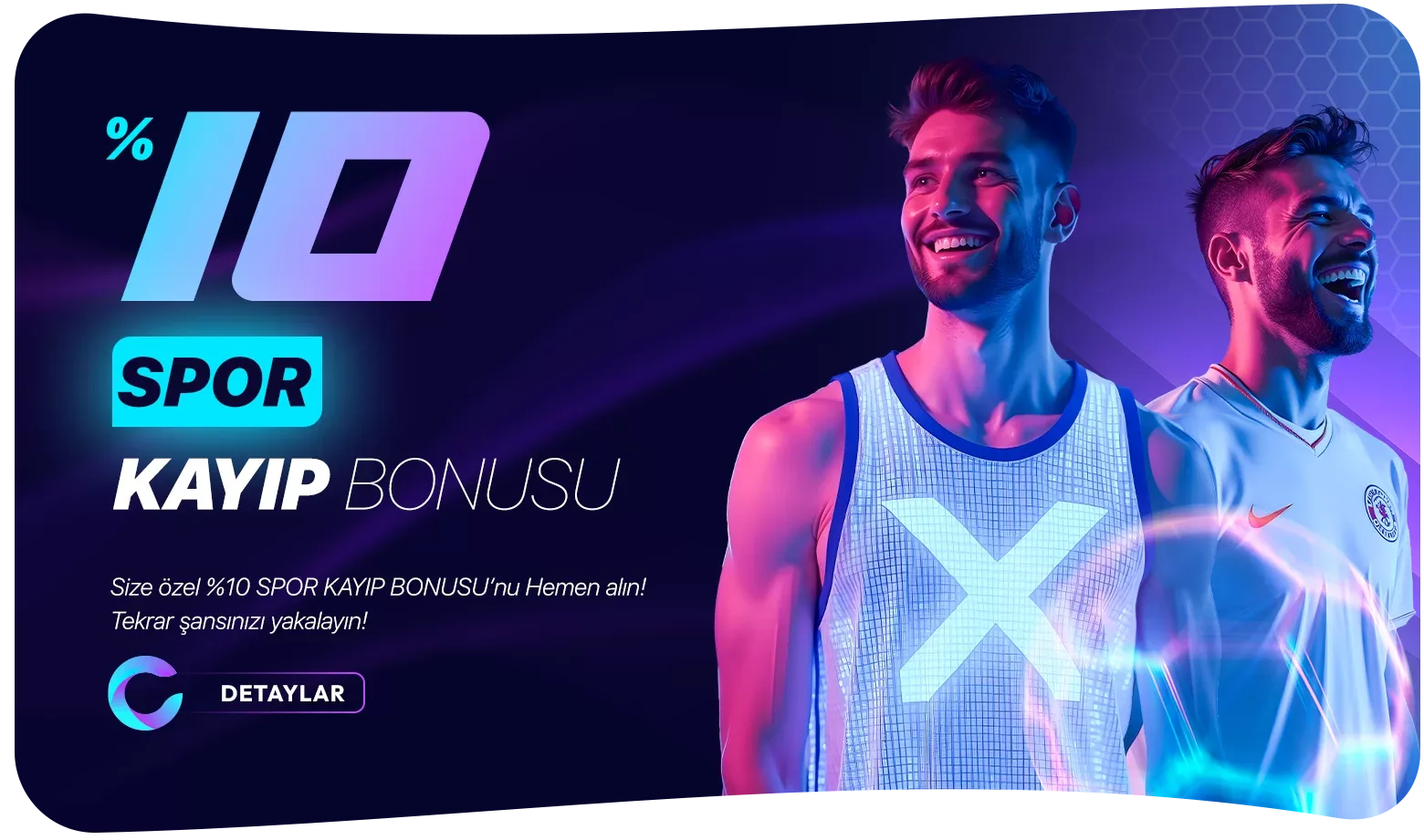 %10 çevrimsiz spor kayıp bonusu