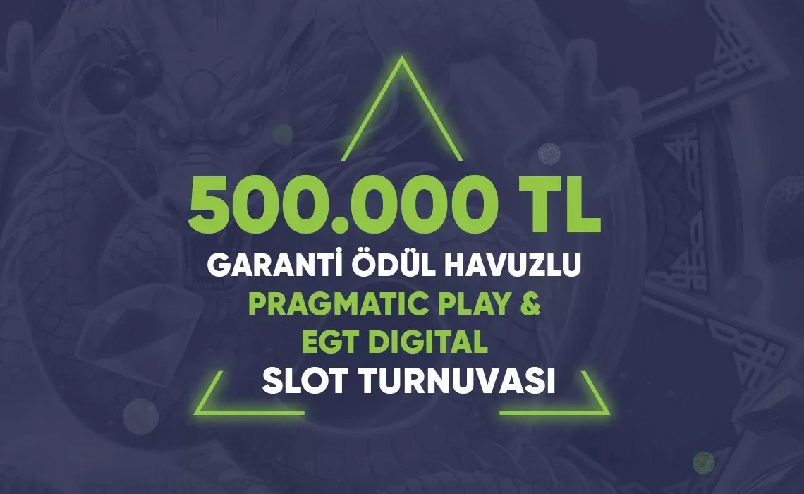 Betpuan'a özel 500.000₺ ödüllü pragmatıc play & egt dıgıtal turnuvası
