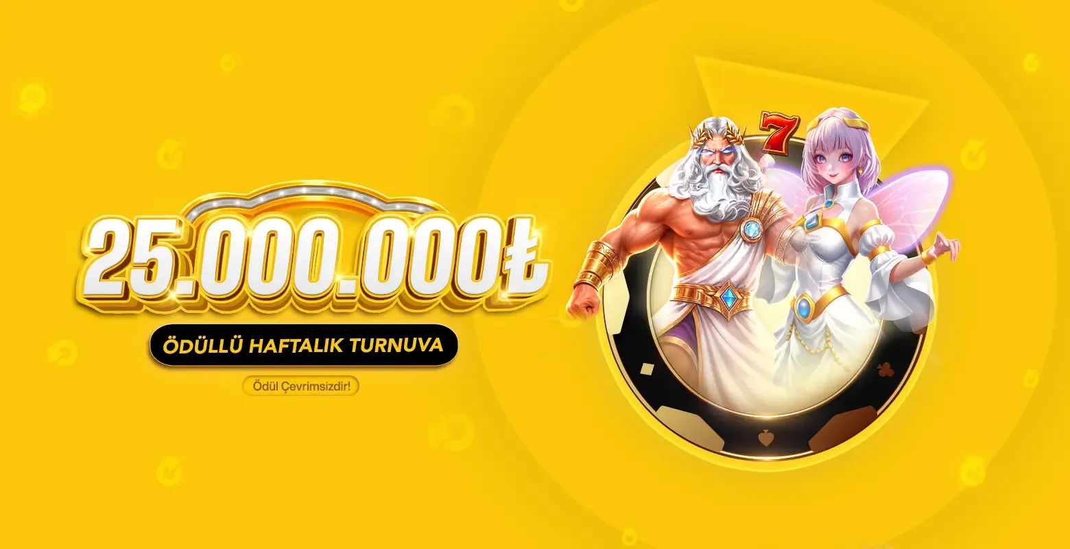25.000.000 tl haftalık turnuva!