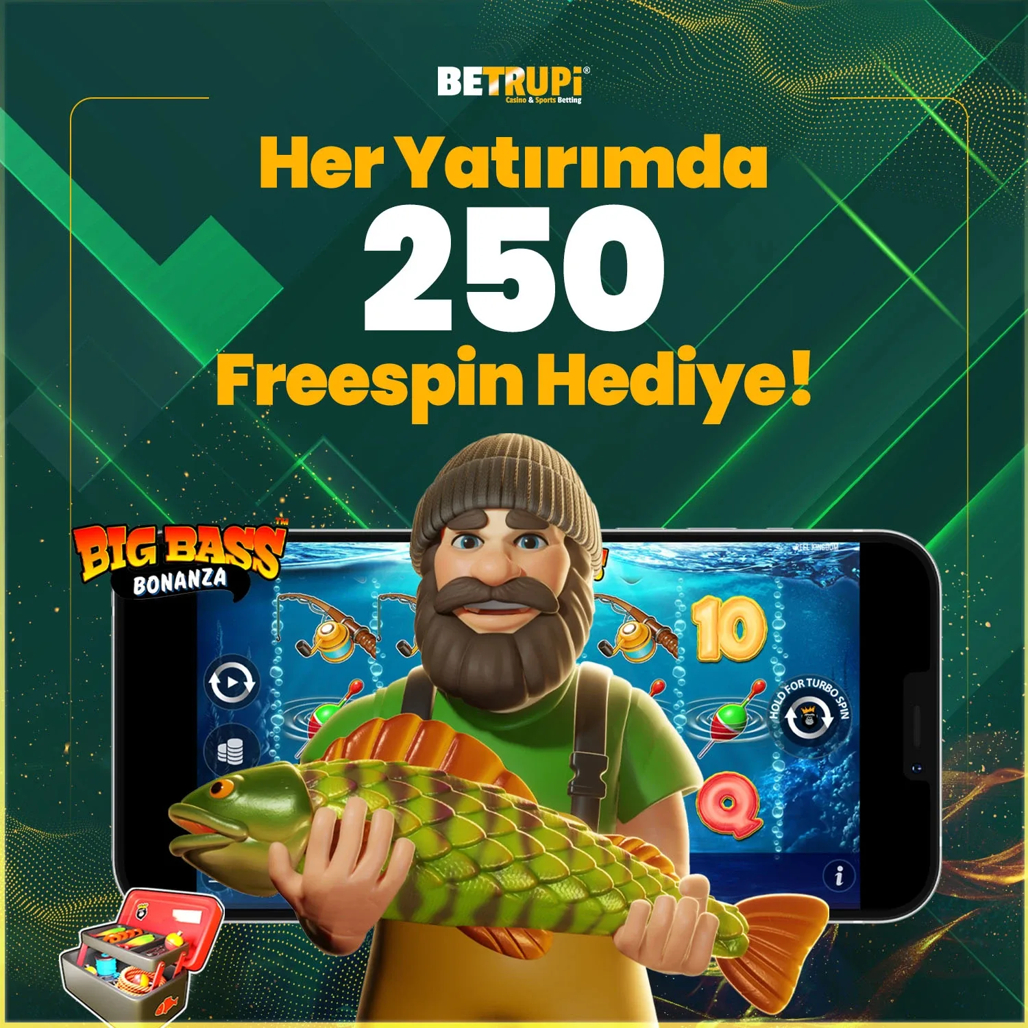 Her yatırıma 250 free spin hediye