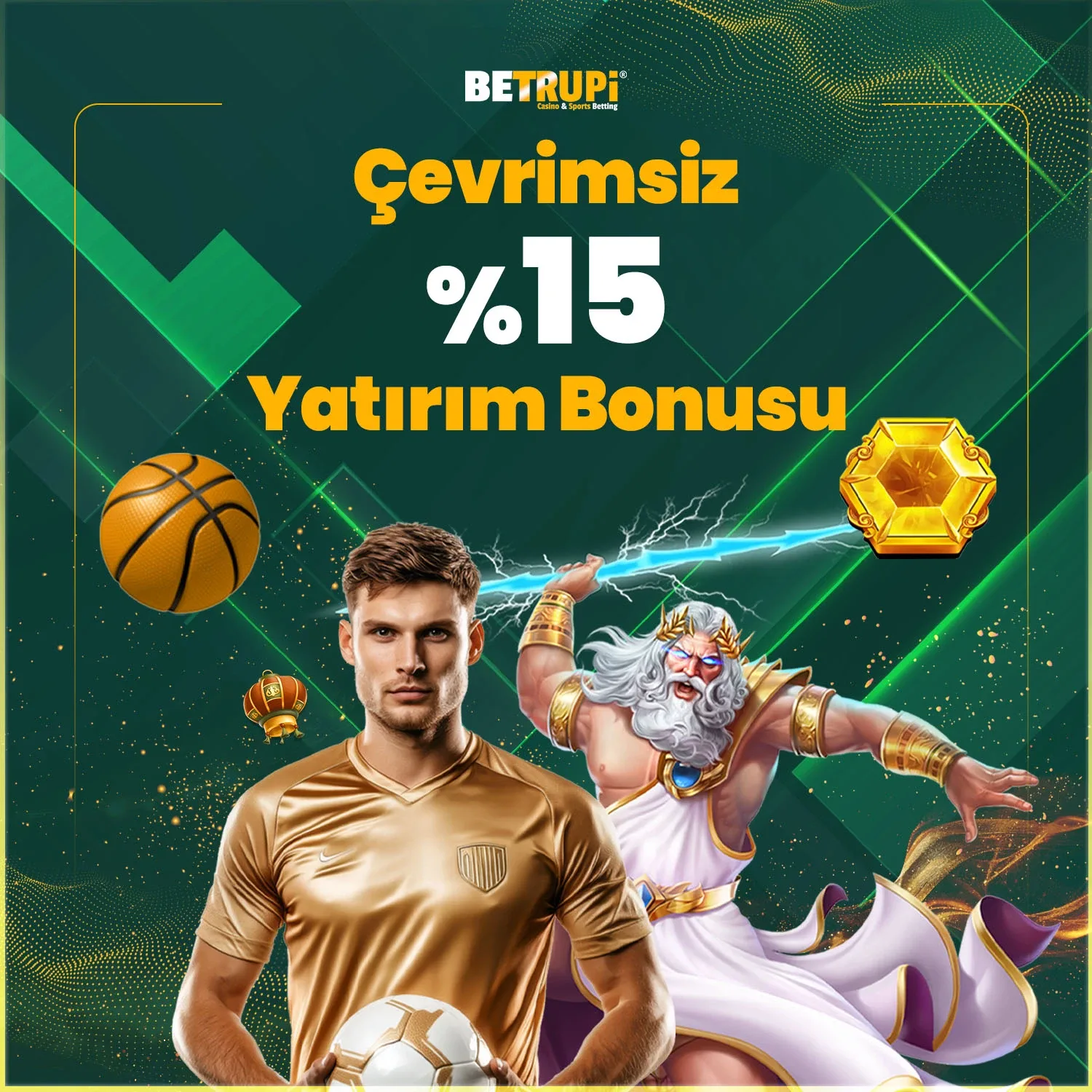 %15 çevrimsiz bonus