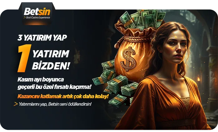 3 yatırım yap 1 yatırım bizden