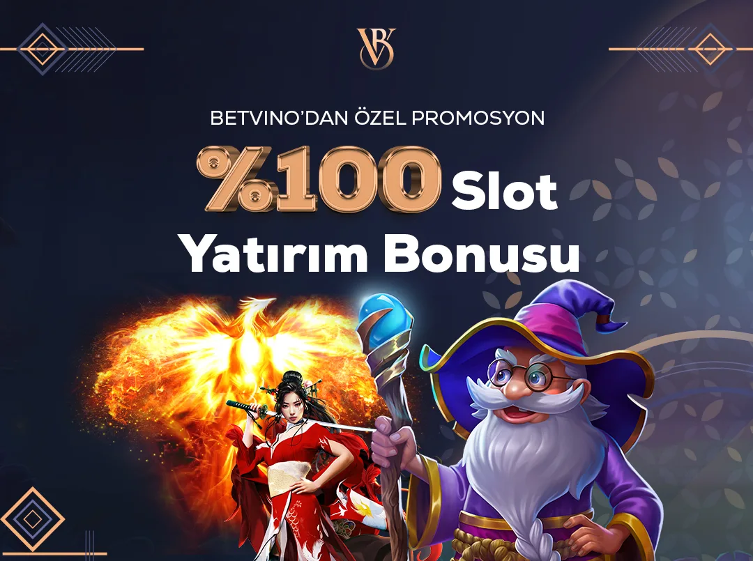 Her gün %100 slot yatırım bonusu!