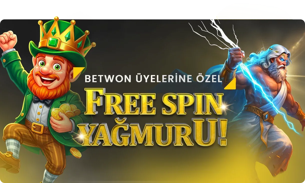 Betwonda free spin yağmuru