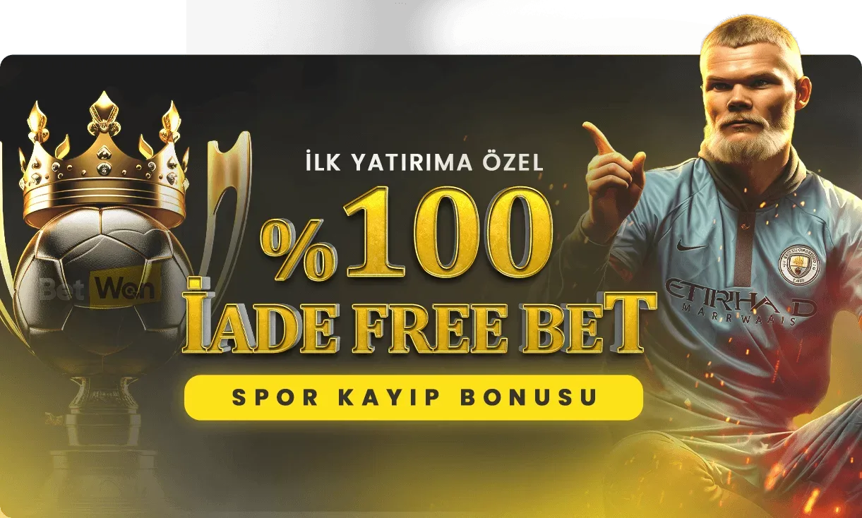 İlk yatırıma özel %100 iade spor free bet
