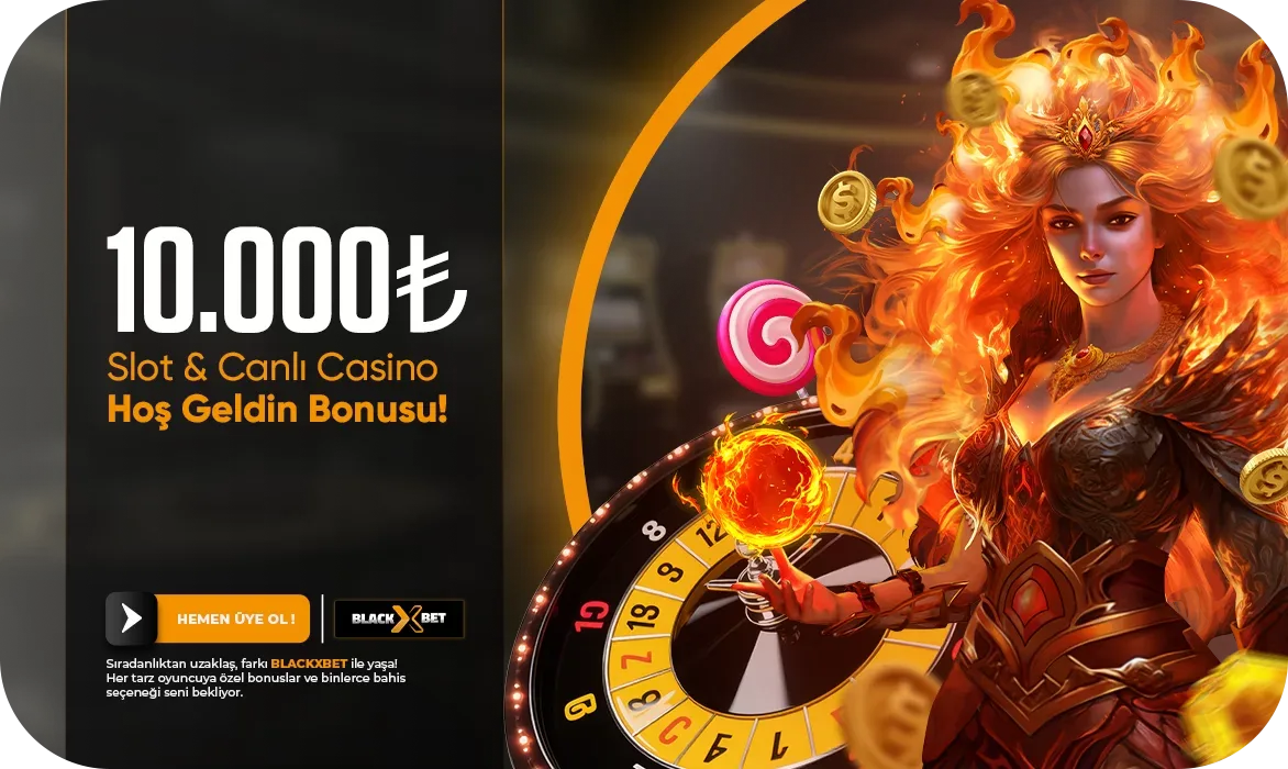 %100 slot ve canlı casino hoş geldin bonusu