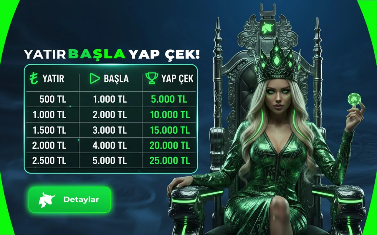Yatır, başla, çek bonusu !