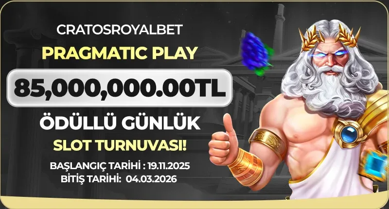 Pragmatic play 85 000 000₺ ödüllü dev slot turnuvası!