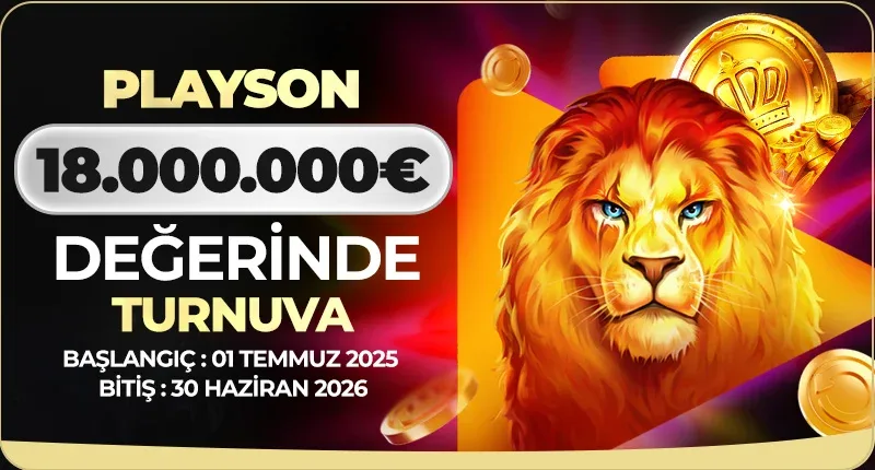 Playson sağlayıcısından 18,000.000 € değerinde turnuva