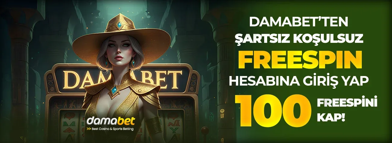Hesabına giriş yap! 100 freespin kap!