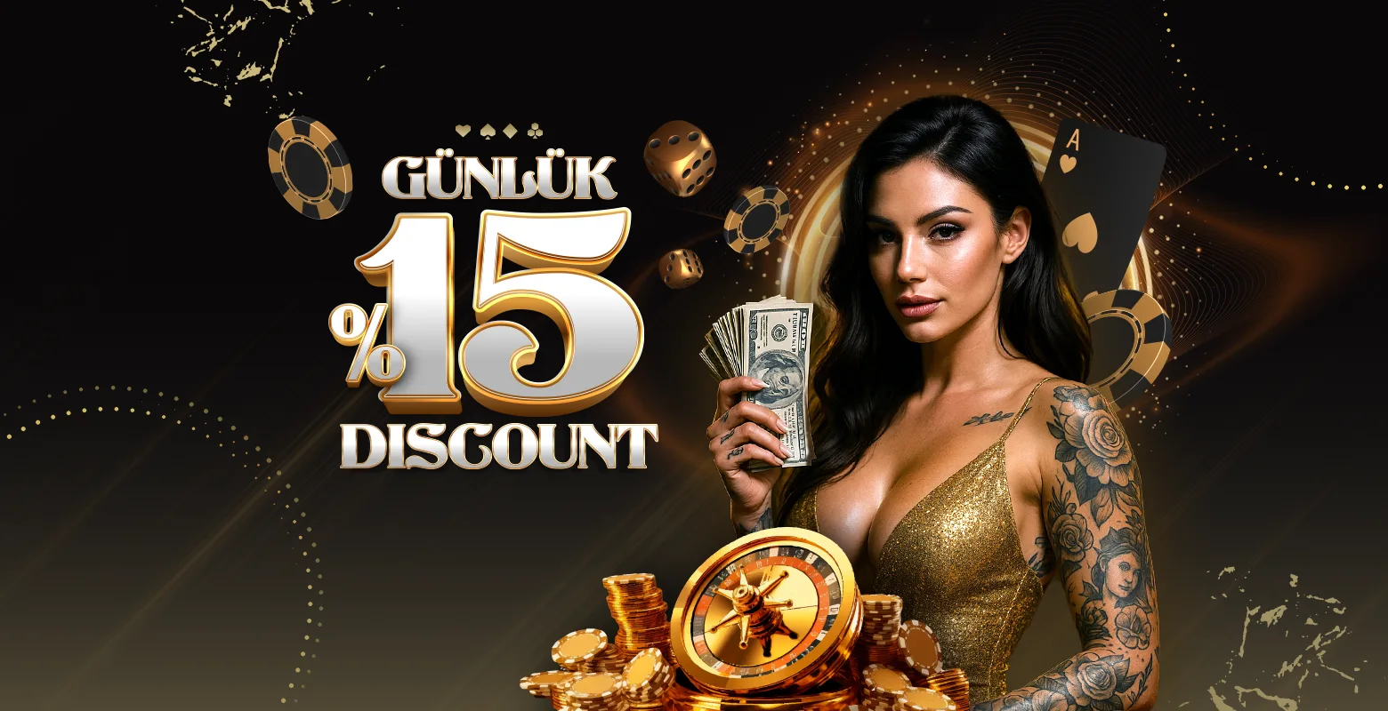 Canlı casino ve slot alanlarında günlük %15 kayıp bonusu!