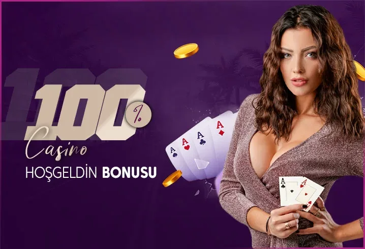 %100 casino hoşgeldin bonusu