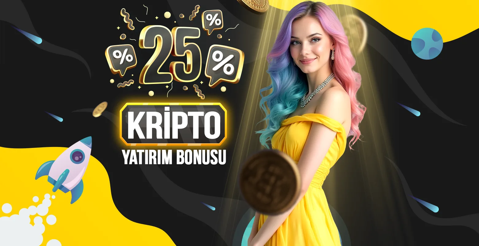 Kripto ile yaptığınız yatırımlara günlük 25000₺ kadar yatırım bonusu lunabet’te.