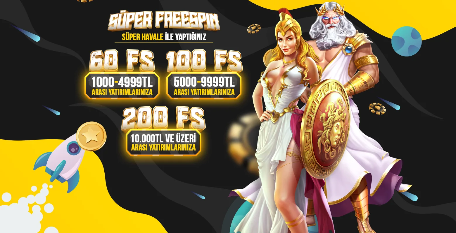Süper havale özel yatırım freespin