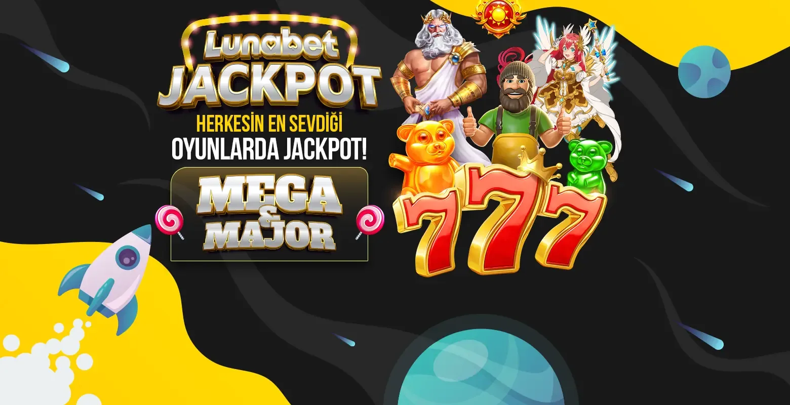 Lunabet jackpot ile tüm oyunlarda ekstra kazanç seni bekliyor!