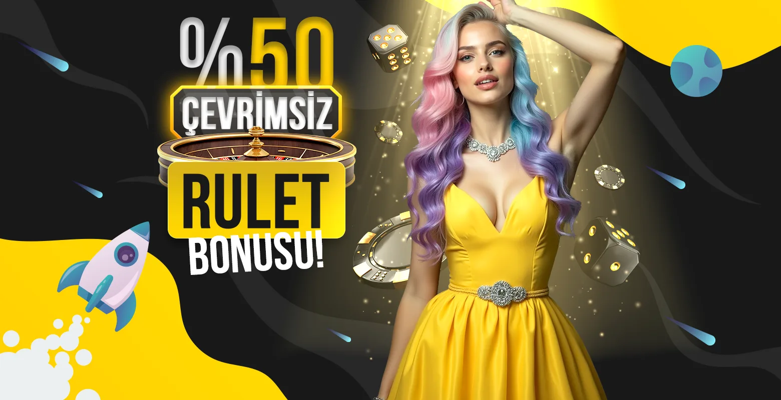 Lunabet %50 çevrimsiz rulet bonusu