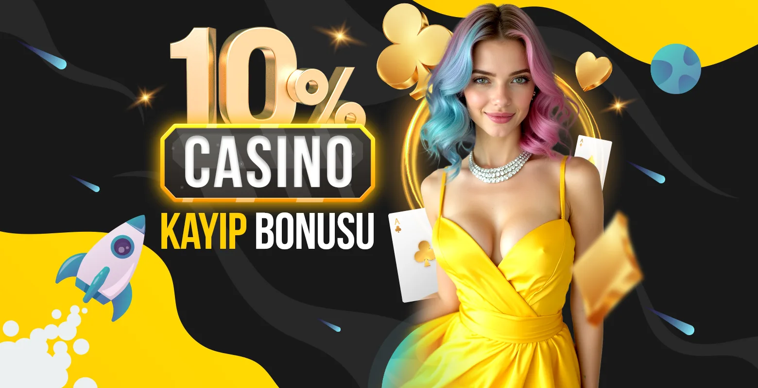 Tüm canlı casino ve casino oyunları için %10 günlük çevrimsiz kayıp bonusu kazanma fırsatı lunabet’te.