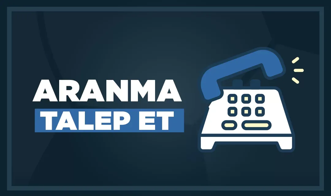 Aranma talep et