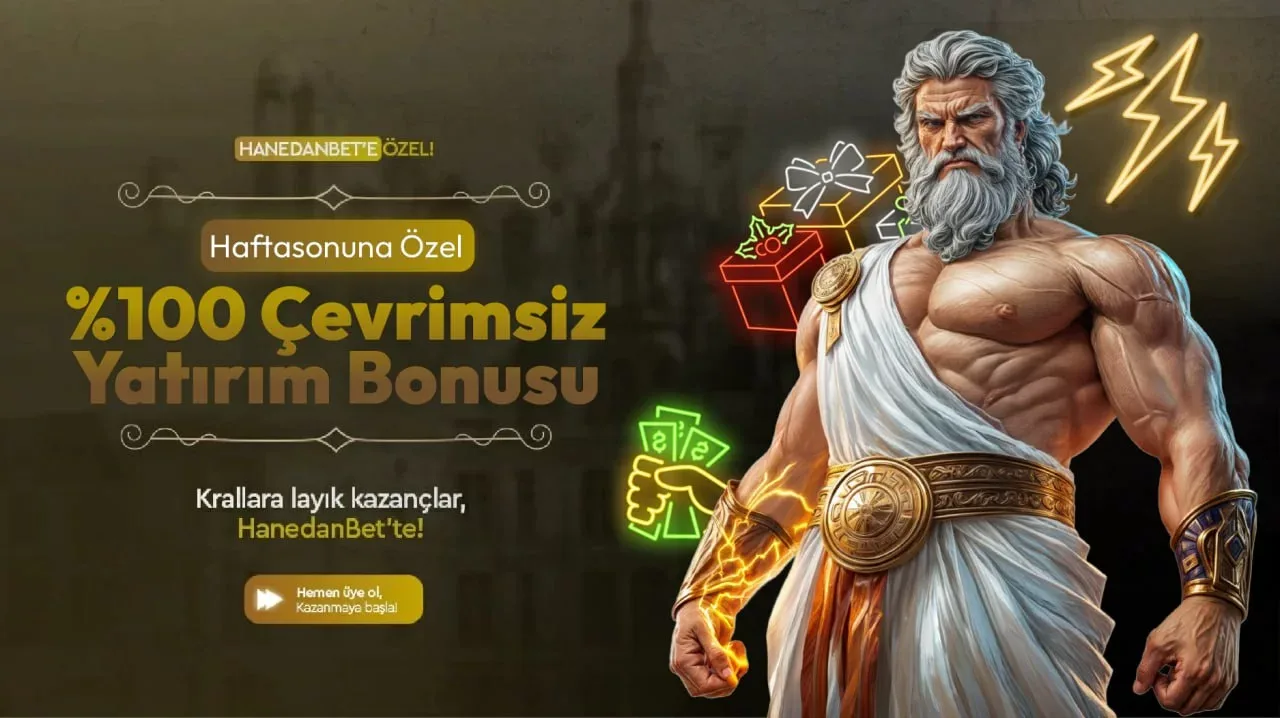 %100 çevrimsiz hafta sonuna özel yatırım bonusu