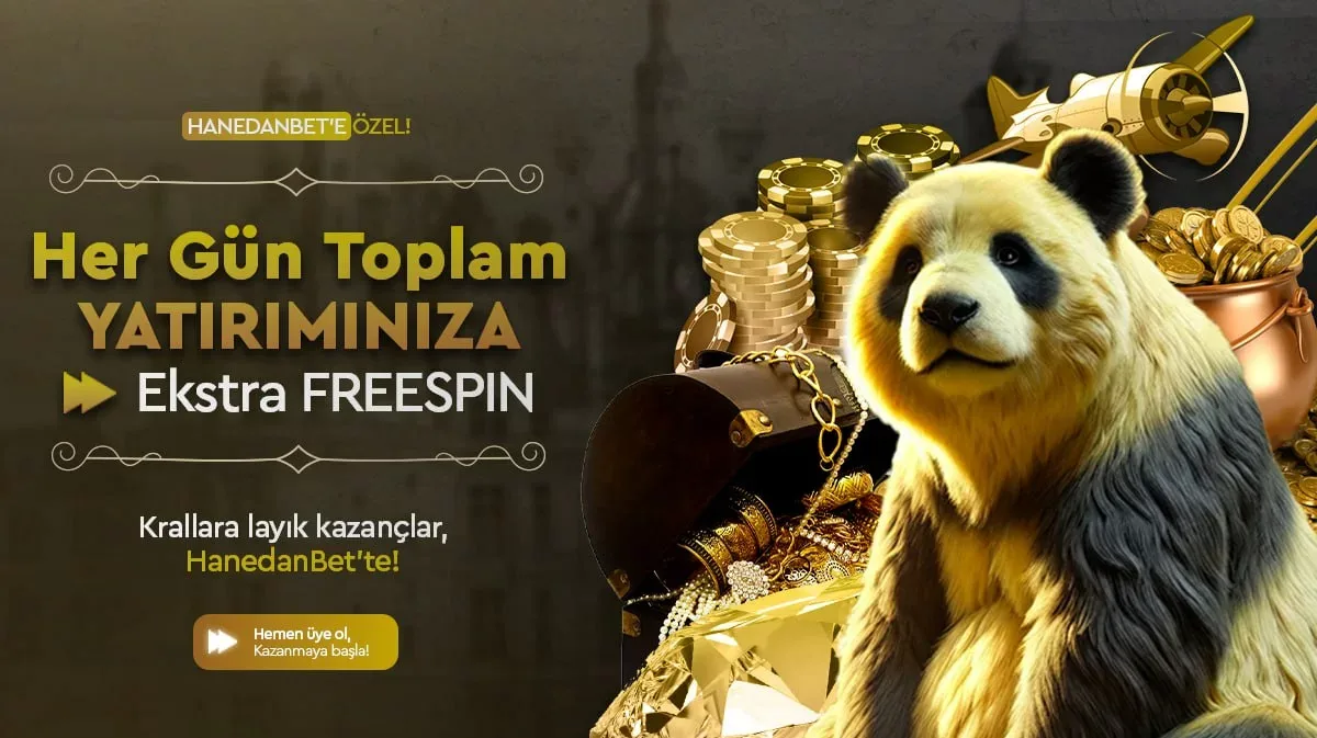 Her gün toplam yatırımınıza ek freespin