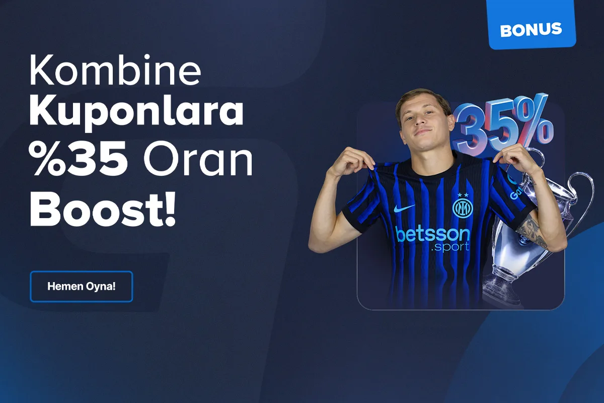Kombine kuponlara +%35 oran boost