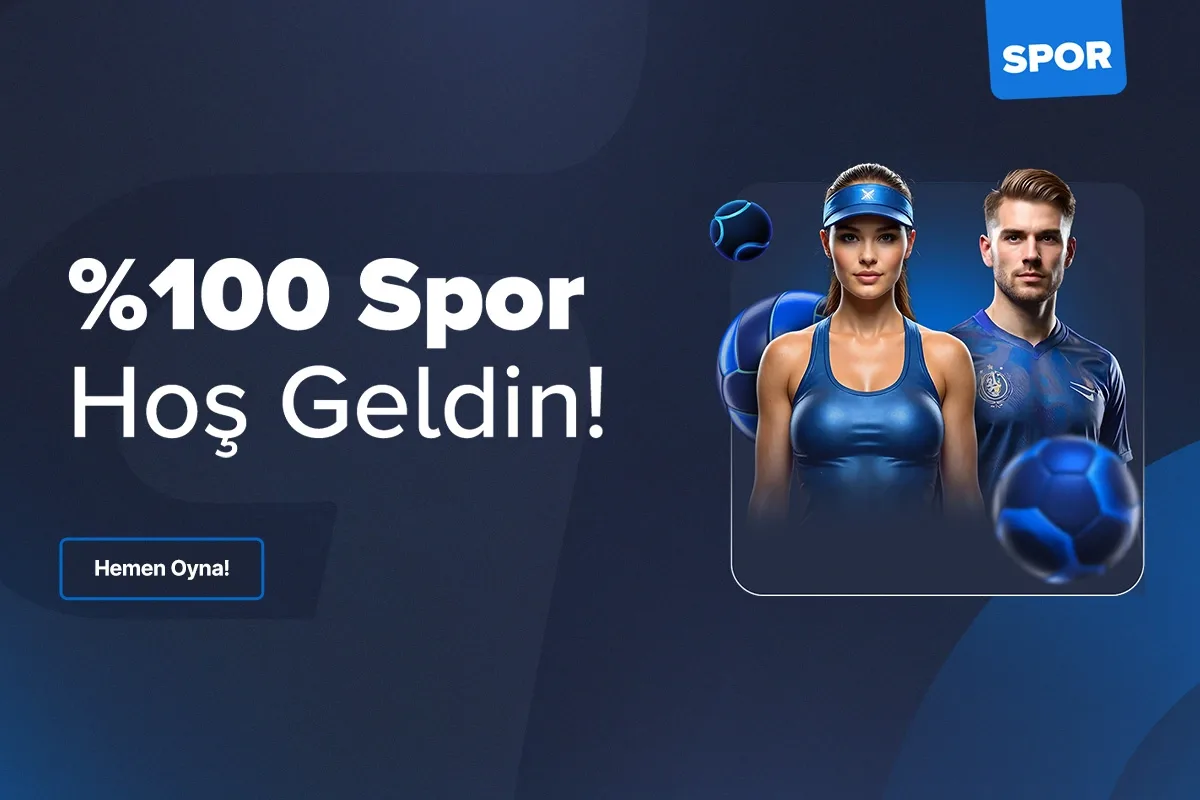 %100 spor hoş geldin bonusu